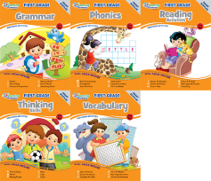 LEARNING EXPRESS FIRST GRADE (5 BOOKS)